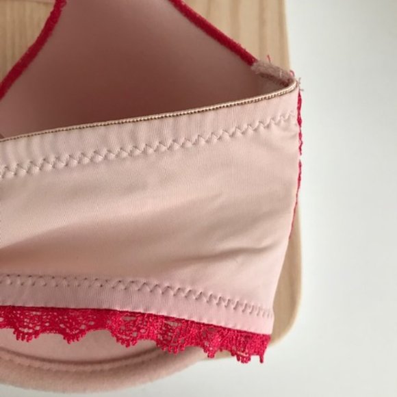 Jessica Simpson Red/Pink Underwire Padded Bra NWT - Picture 7 of 10